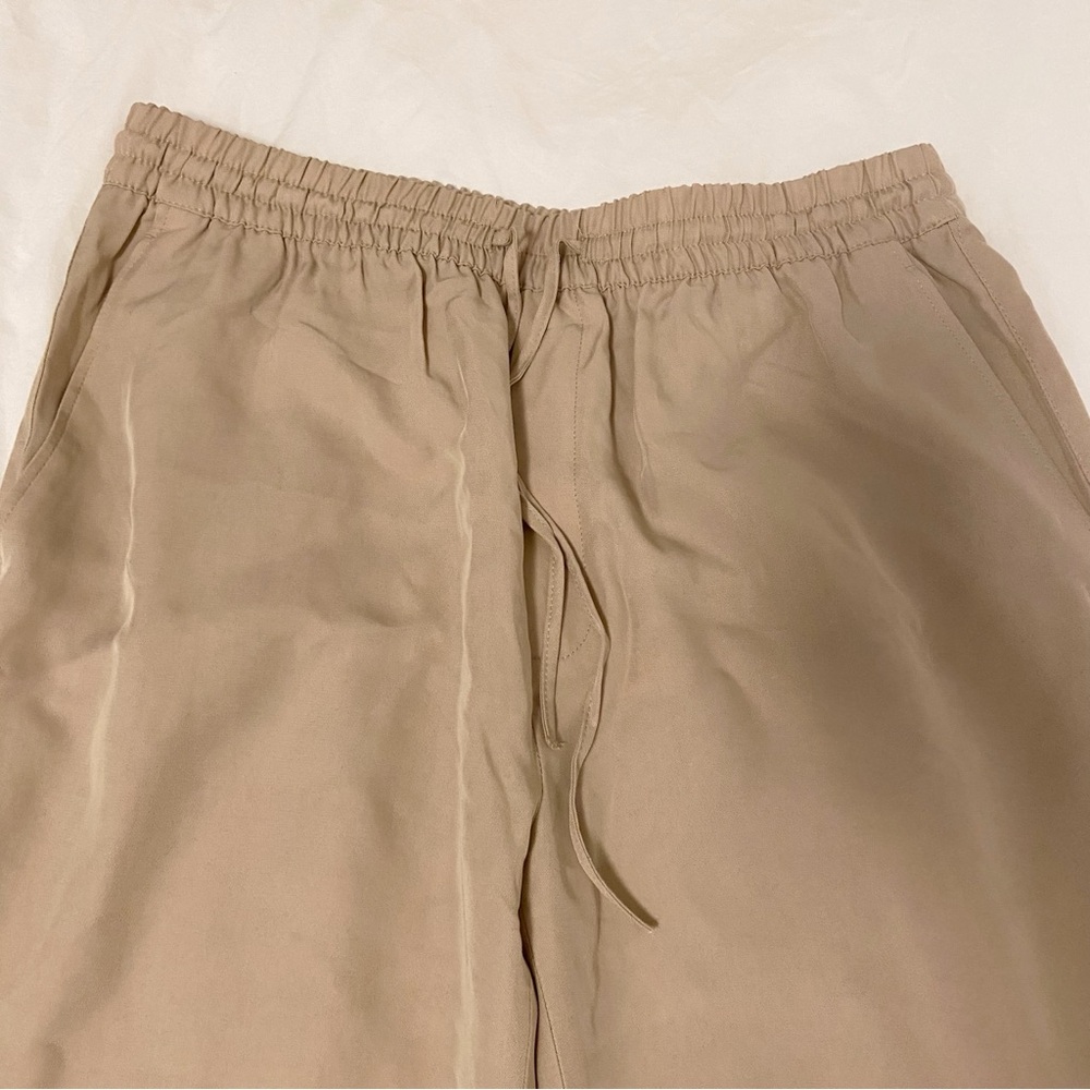 Zara beige flowy straight leg pants - Picture 4 of 5